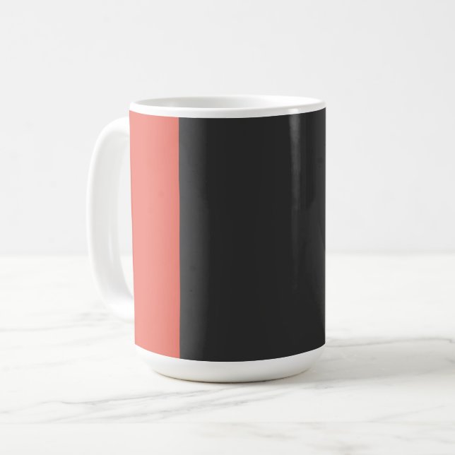 De Café Fire Opal + Charcoal Caneca – Personalizável (Frente Esquerda)