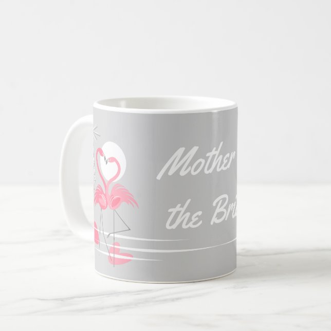 De Café Flamingo Love Mãe da Caneca Noiva (Frente Esquerda)