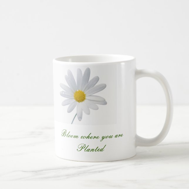 De Café Flor onde você é imagem plantada da caneca (Direita)