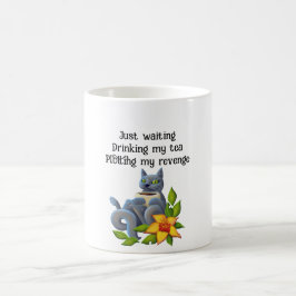 De Café Floral Tea Kitty | Caneca