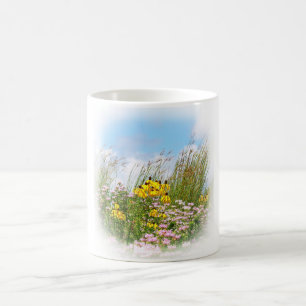De Café Flores selvagens 11 caneca