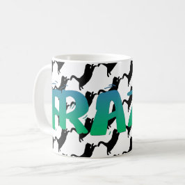 De Café FRAZZ! Caneca dos gatos pretos