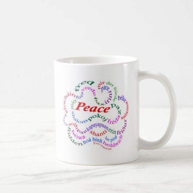 De Café Fred é caneca da paz (Direita)