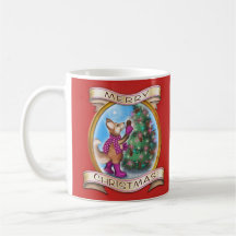 Frieda Tails caneca natalina
