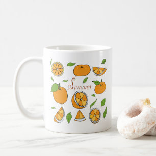 De Café Fruta é verão Caneca Minimalista Fofa