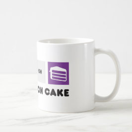 De Café Funcionamento dos áss na caneca do bolo