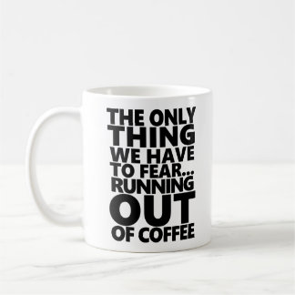De Café Funcionamento fora da caneca engraçada da