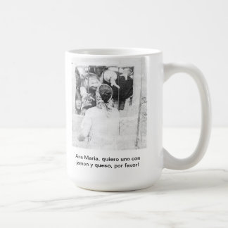 De Café Furo na caneca comemorativa da parede