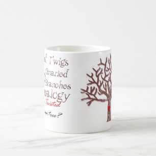 De Café Galhos torcidos na caneca Gnarled da árvore