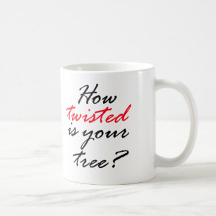 De Café Galhos torcidos na caneca Gnarled da árvore