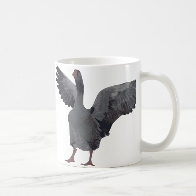 De Café Ganso cinzento na caneca (Direita)