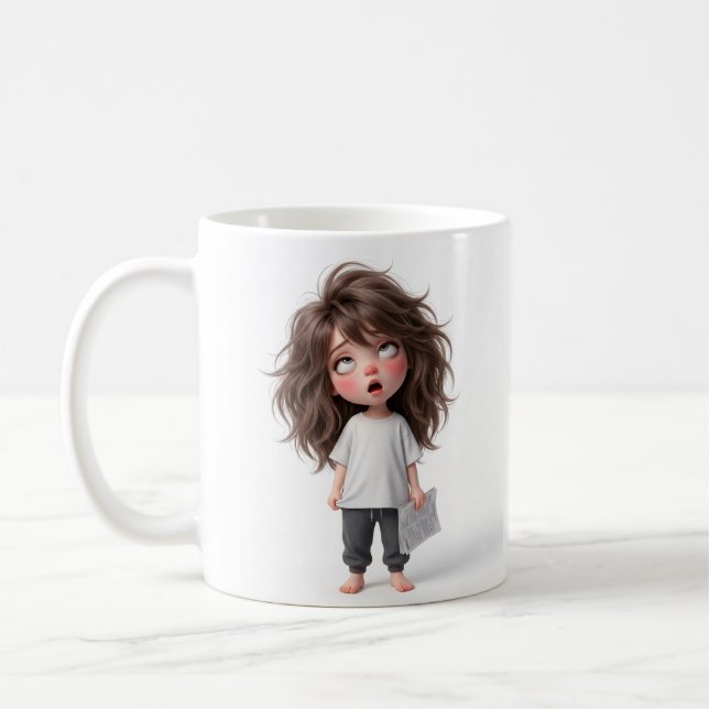 De Café Garota caneca (Esquerda)