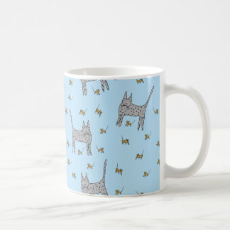 De Café Gato e caneca dos ratos