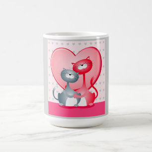 De Café Gatos apaixonados, caneca