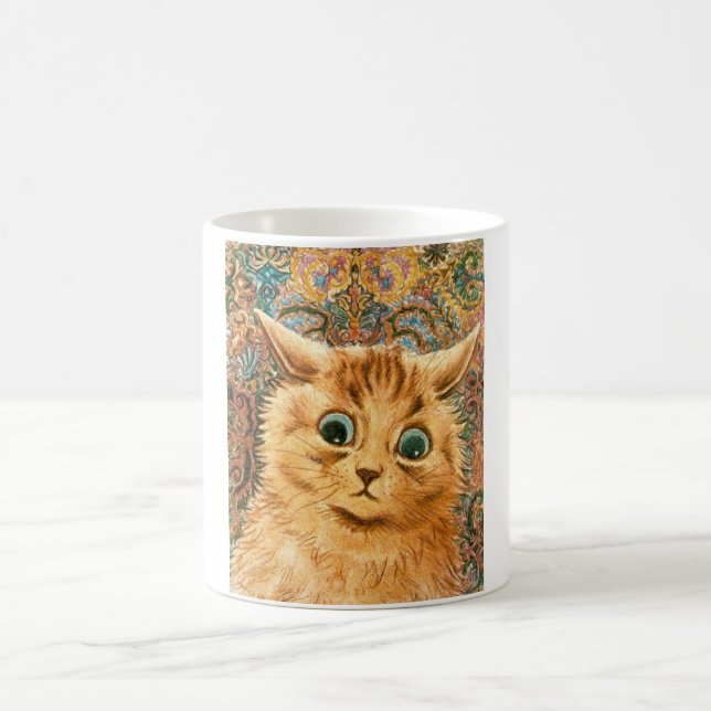 De Café Gatos na caneca da arte, por Louis Wain (Centro)