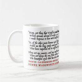 De Café Geek Dante Longfellow do Lit - caneca