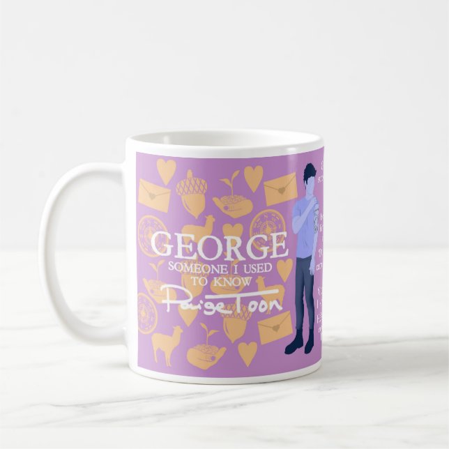 De Café George - "Alguém Que Eu Conhecia" Cita caneca (Esquerda)