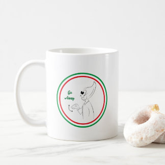 De Café Gestures Mug - Ir embora caneca italiana