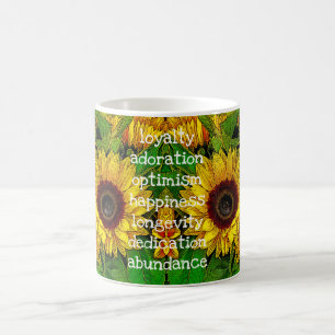 De Café girassol - caneca