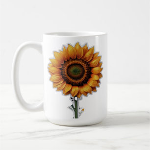De Café Girassol   Caneca Clássica