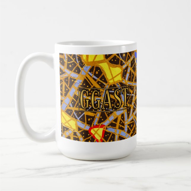 De Café GOLD 11L25 - Caneca Artística - GGAST (Esquerda)
