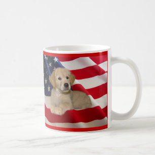 De Café Golden retriever toda a caneca americana do