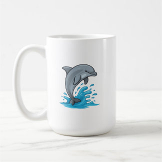 De Café Golfinho Alegre Splash - Caneca