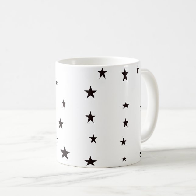 De Café "Gols Cósmicos" Caneca Céu Estrelado (Frente Esquerda)