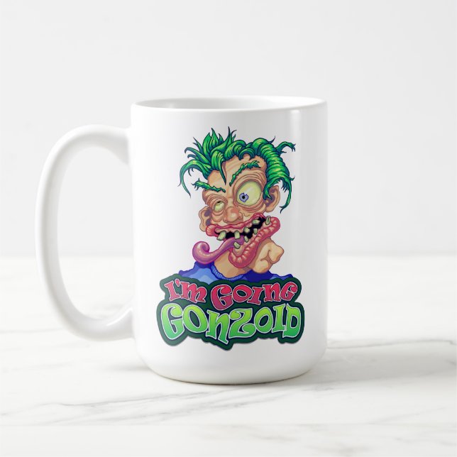 De Café Gonzoid 15oz. Caneca (Esquerda)