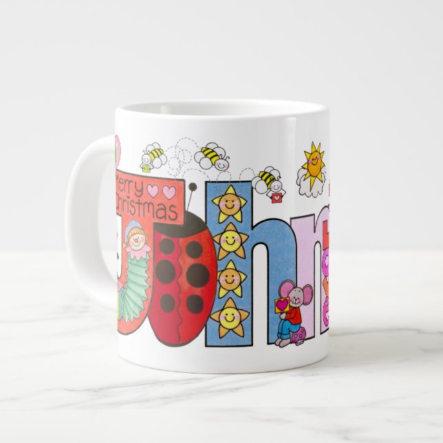 De Café Grande A caneca Johnnie (Frente Esquerda)