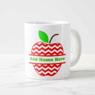 De Café Grande Adicione Seu Nome - Caneca Jumbo