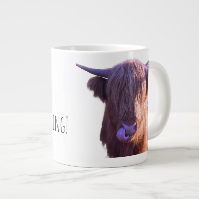 De Café Grande Bom dia! Caneca (Frente Esquerda)