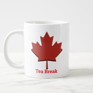 De Café Grande Canadense Patrimônio Caneca – Língua Dual "Pausa p