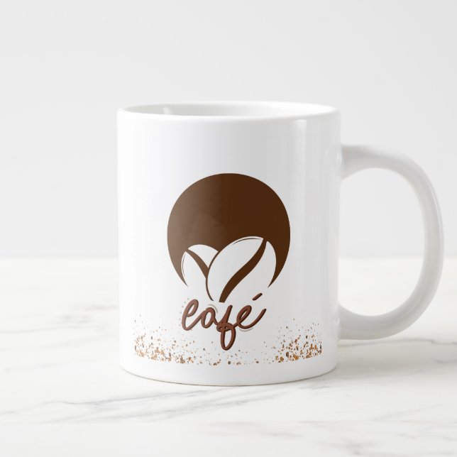 De Café Grande caneca (Direita)