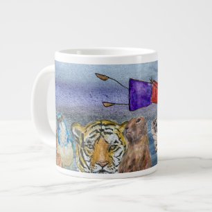 De Café Grande Caneca # 2 Joanna Voando sobre Animais