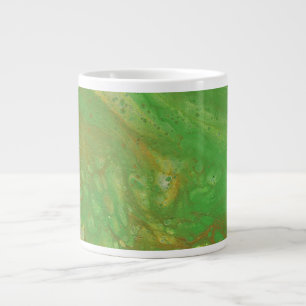 De Café Grande Caneca Abstrata Nashville 2 Verde Suave