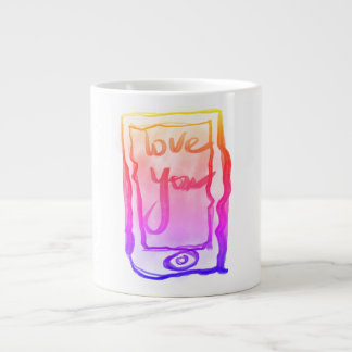 De Café Grande Caneca adorável