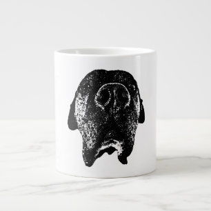 De Café Grande Caneca Arte Cachorro Tinta Cane Corso   Retrato da