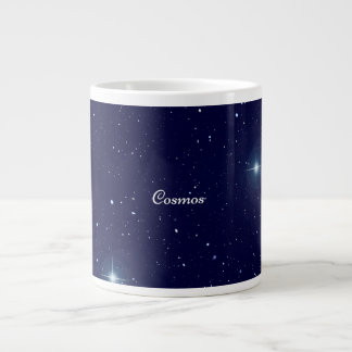 De Café Grande Caneca Azul Meia-Noite Profundo Céu Estrelado Cósm