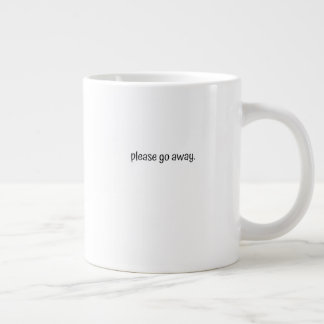 De Café Grande Caneca Clássica - Por favor, vá embora.