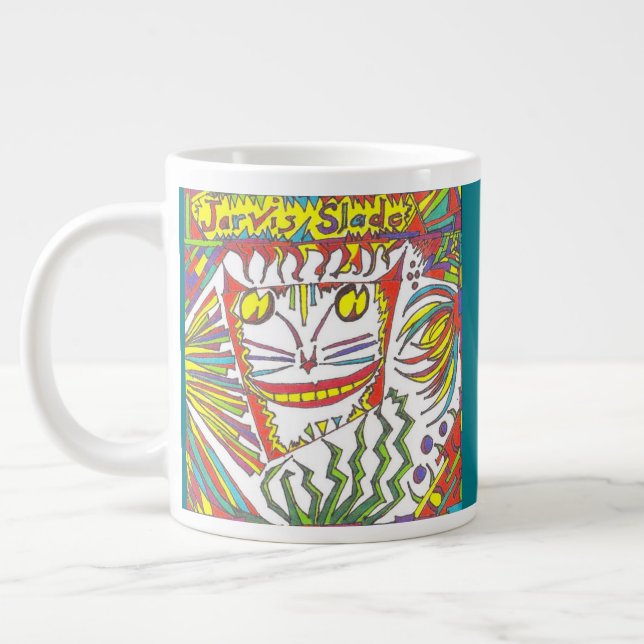 De Café Grande caneca colorida (Esquerda)