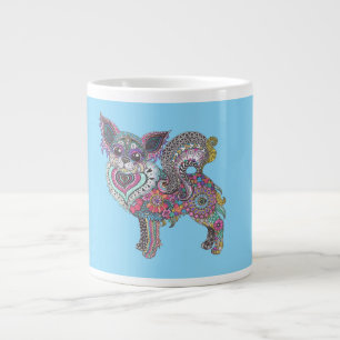 De Café Grande Caneca com chihuahua