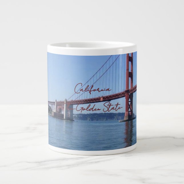 De Café Grande Caneca da Califórnia (Frente)