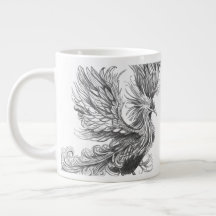 Caneca da Fênix Mitológica
