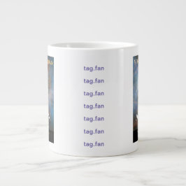De Café Grande Caneca da Novela Aeson Blue