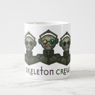 De Café Grande Caneca da Tripulação Esqueleto