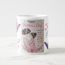 Caneca Dia das Mães Borboleta Feliz