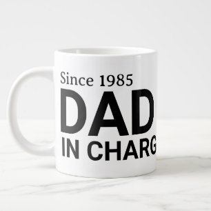 De Café Grande Caneca Dia dos Pais Papai no Comando Desde 1985