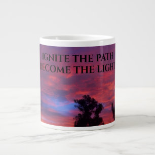 De Café Grande Caneca do Elemento Fogo - Ilumine o Caminho