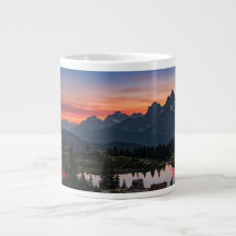 Caneca do Pôr do Sol das Montanhas Rochosas - Idio
